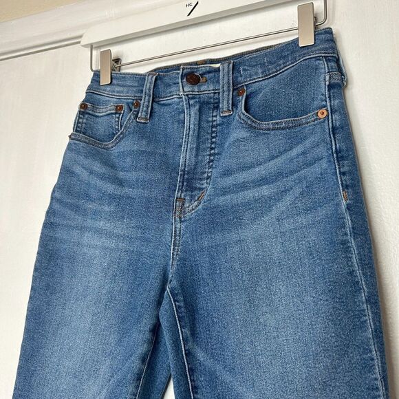 Madewell The Perfect Vintage Jeans in Finney Wash Size 23 High Rise Cropped - Picture 6 of 10